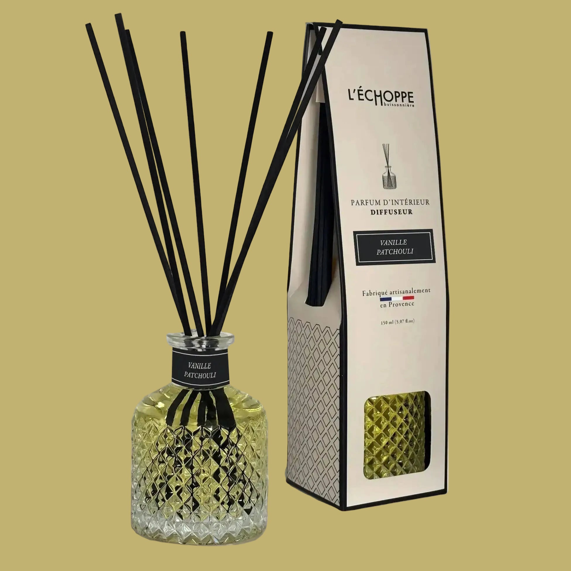Vanilla Patchouli - namų kvapas su lazdelėmis 150ml