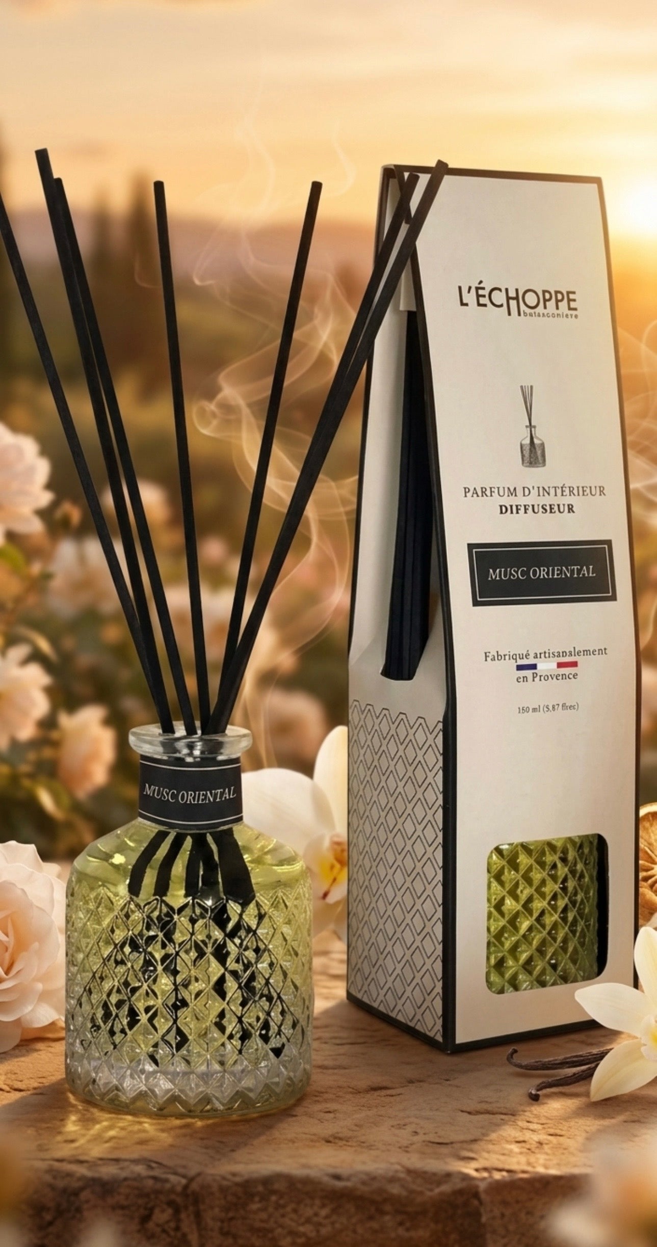 Oriental Musk Namu kvapas su lazdelėmis aromood